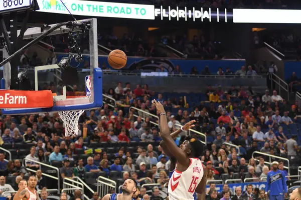 Orlando Magic Hostí Houston Rockets Amway Aréně Neděli Ledna 2019 — Stock fotografie