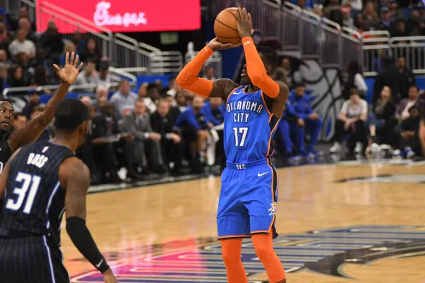 Orlando Magic Organizuje Oklahomacity Thunder Amway Center Orlando Florydzie Stycznia — Zdjęcie stockowe