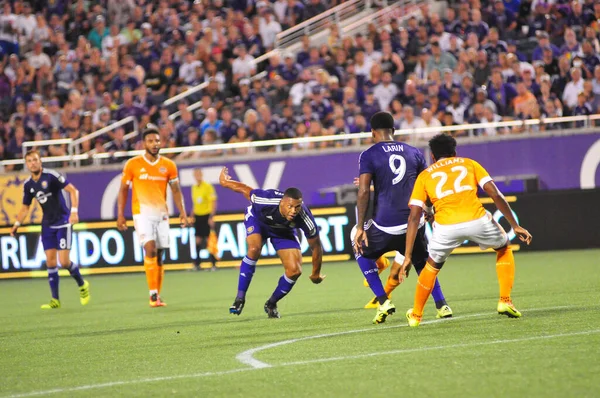 Orlando City Sediou Houston Dynamo Julho 2016 Camping World Stadium — Fotografia de Stock