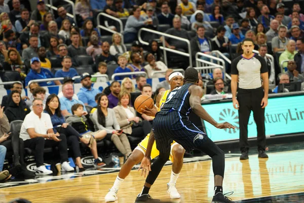 Orlando Magic Värd För Lakers Amway Center Orlando Forida Onsdagen — Stockfoto