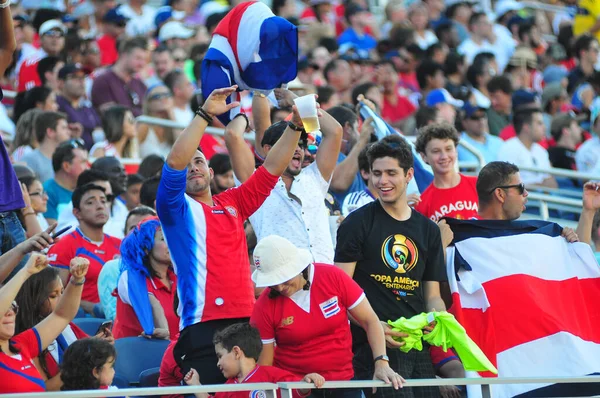 コスタリカは 2016年6月4日にフロリダ州オーランドのキャンプワールドスタジアムで開催されたコパ アメリカ センテナリオでパラグアイと対戦する — ストック写真