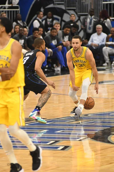 Orlando Magic Házigazdája Arany Állami Harcosok Amway Center Orlando Florida — Stock Fotó