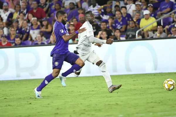 Orlando City Hosts Lafc Exploria Stadium Orlando Florida Saturday Septembber — Stock Photo, Image