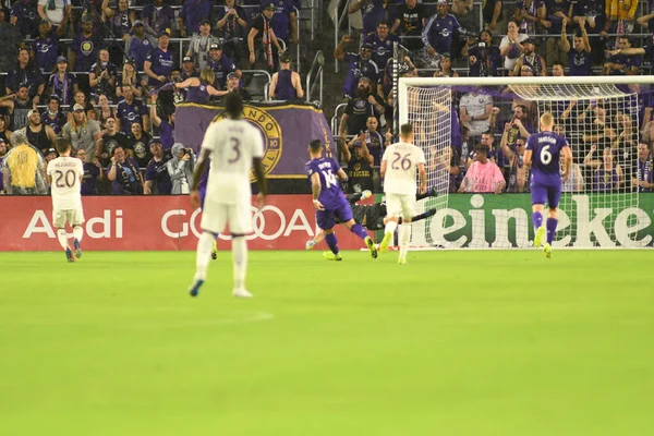 Orlando City Empfängt April 2019 Die Colorado Rapids Orlando City — Stockfoto