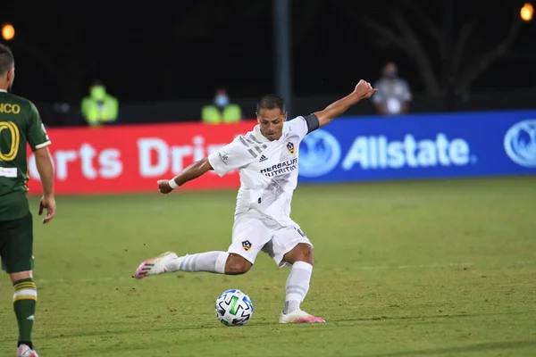 Galaxy Enfrenta Portland Timbers Durante Mls Back Tournament Espn Wild — Fotografia de Stock