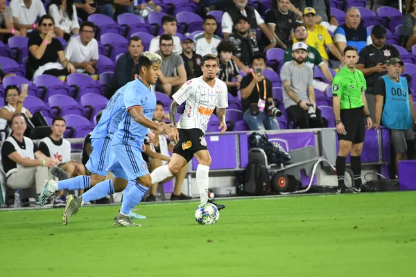 Florida Cup 2020 Corinthians Nycfc Partita Allo Exploria Stadium Orlando — Foto Stock