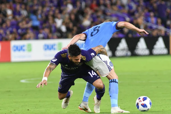Orlando City 26 Temmuz 2018 'de Florida Exploria Stadyumu' nda NYC FC 'ye ev sahipliği yaptı. Fotoğraf: Marty Jean-Louis