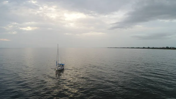 Vista Aérea Hermosa Ciudad Clearwater Florida Agosto 2017 — Foto de Stock