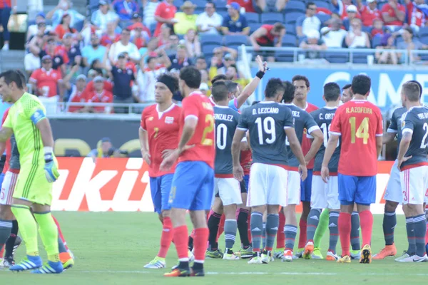 Kosta Rika Copa America Centenario Sırasında Paraguay Ile Orlando Florida — Stok fotoğraf