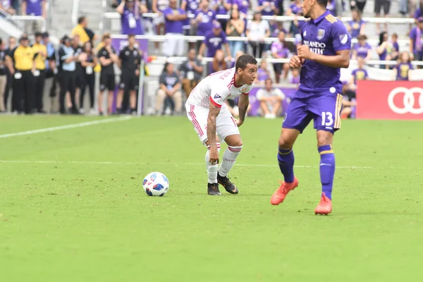 Orlando City, 31 Mart 2018 'de Orlando Florida' daki Exploria Stadyumu 'nda New York Red Bulls' a ev sahipliği yaptı..  