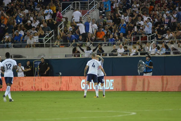 Paris Saint Germain Tottenham Hotspur Στο Citrus Bowl Στο Ορλάντο — Φωτογραφία Αρχείου