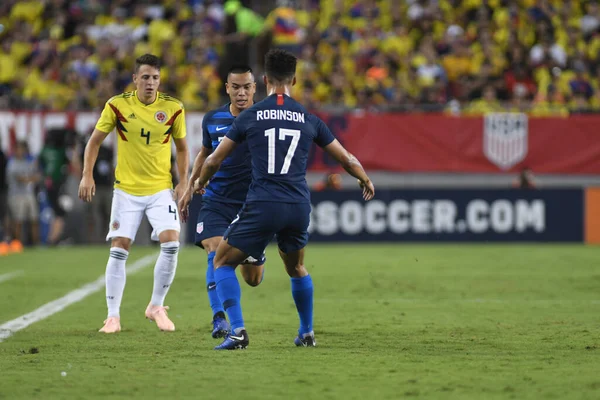 ABD Kolombiya 'ya karşı Raymond James Stadyumu, Tampa Florida' da 11 Ekim 2018 'de. Fotoğraf: Marty Jean-Louis