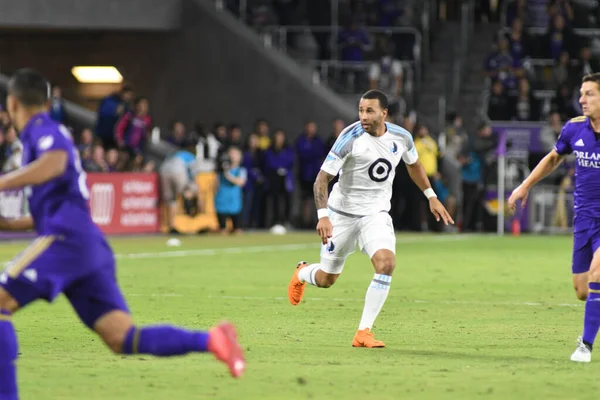 Orlando City Hospeda Minnesota United Orlando City Stadium Orlando Florida — Fotografia de Stock