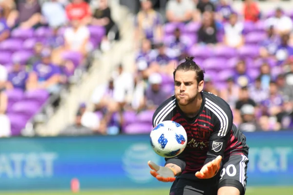 Orlando City, 31 Mart 2018 'de Orlando Florida' daki Exploria Stadyumu 'nda New York Red Bulls' a ev sahipliği yaptı..  