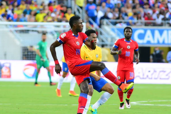Brezilya, 8 Haziran 2016 tarihinde Orlando Florida 'daki Copa America Centenario' da Haiti ile karşılaştı.. 
