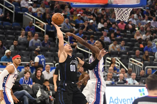 Orlando Magic, Philadelphia 76ers 'ı 25 Mart 2019' da Orlando Florida 'daki Amway Arena' da ağırlıyor..