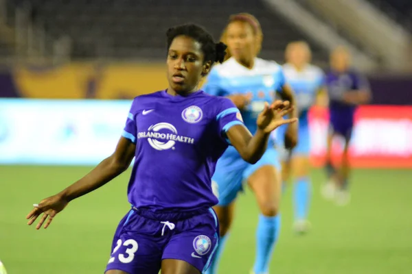 Orlando Pride Accueille Les Chicago Stars Camping World Stadium Juillet — Photo