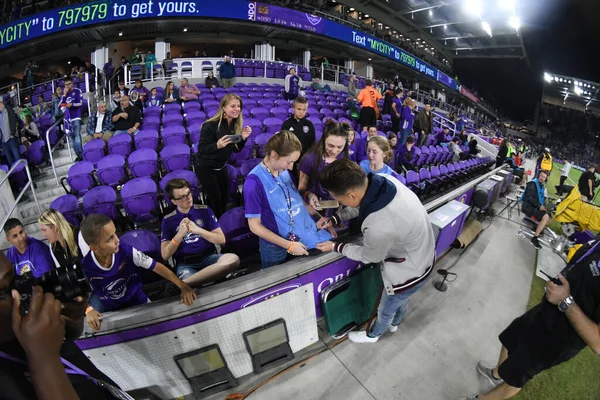 Orlando City SC, 10 Mart 2018 'de Orlando City Stadyumu' nda Minnesota United FC 'ye ev sahipliği yaptı..  
