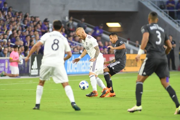 Orlando City 21 Nisan 2018 'de Orlando Florida' daki Exploria Stadyumu 'nda San Jose depremlerine ev sahipliği yaptı..  