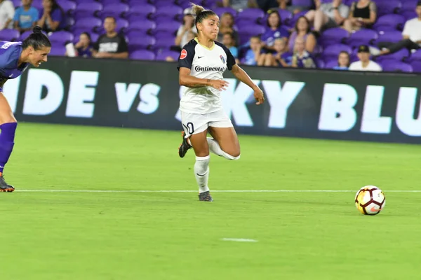 Orlando Pride Gastgeber Der North Carolina Courage Exploria Stadium Mai — Stockfoto