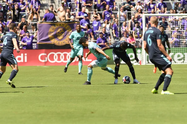Orlando City SC 20 Nisan 2019 'da Orlando City Stadyumu' nda Vancouver Whitecaps 'a ev sahipliği yapıyor..  