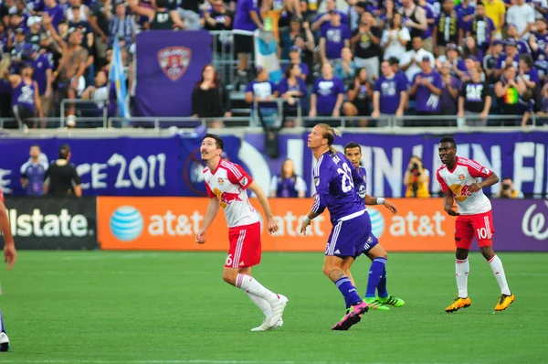 Orlando City Φιλοξενεί Τους New York Red Bulls Στο Camping — Φωτογραφία Αρχείου