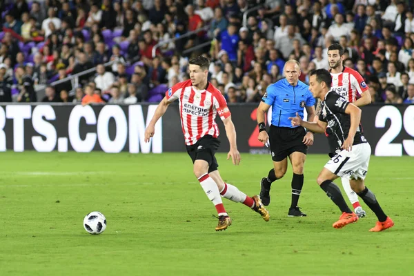 Korintliler, 10 Ocak 2018 'de Orlando City Stadyumu' nda düzenlenen Florida Kupası 'nda PSV Eindhoven' a karşı..  