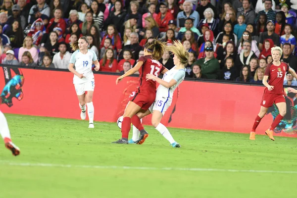 Usa Compete Agains England Shebelives Cup Orlando City Stadium Orlando — Stock Photo, Image