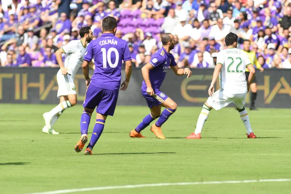 Orlando City, 31 Mart 2018 'de Orlando Florida' daki Exploria Stadyumu 'nda New York Red Bulls' a ev sahipliği yaptı..  