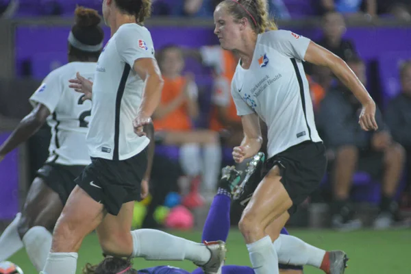 Orlando Pride Hostí New Jersey Sky Blue Stadionu Orlando City — Stock fotografie