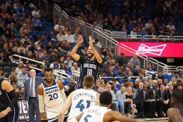 Orlando Magic Φιλοξενήσει Την Μινεσότα Timberwolves Στο Amway Center Την — Φωτογραφία Αρχείου