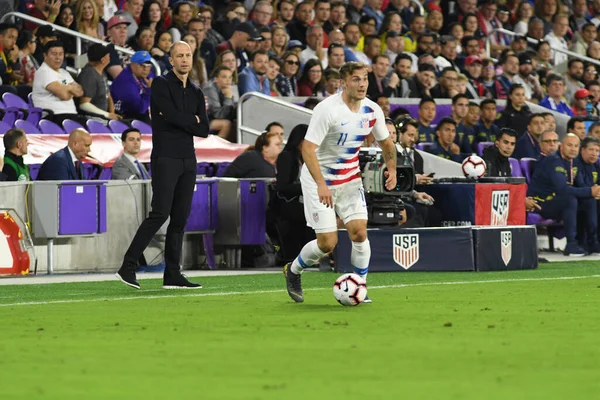 Men National Team Host Ecuador National Team Orlando City Stadium — Stock Photo, Image