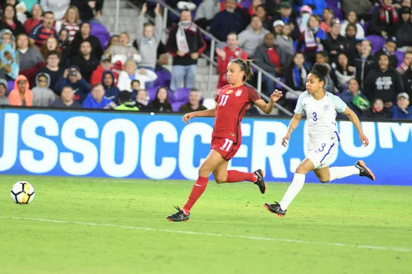 ABD, 7 Mart 2018 tarihinde Orlando City Stadyumu 'ndaki SheBelives Kupası' nda İngiltere ile karşı karşıya geldi.. 