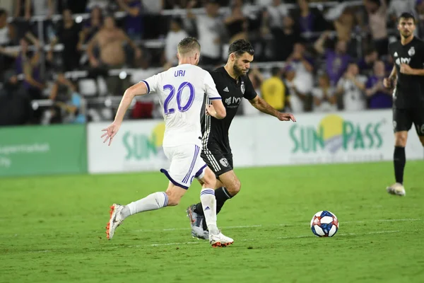 Orlando City SC 14 Ağustos 2019 Çarşamba günü Exploria Stadyumu 'nda Sporting Kansas SC' ye ev sahipliği yaptı.