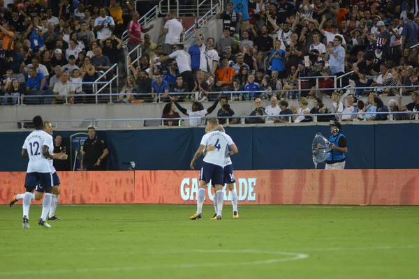 Paris Saint-Germain, Tottenham Hotspur 'a karşı 22 Temmuz 2017' de Orlando Florida 'daki Citrus Bowl' da.   