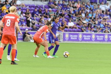 Orlando Pride 28 Haziran 2018 tarihinde Orlando City Stadyumu 'nda Houston Dash' e ev sahipliği yaptı. Fotoğraf: Marty Jean-Louis