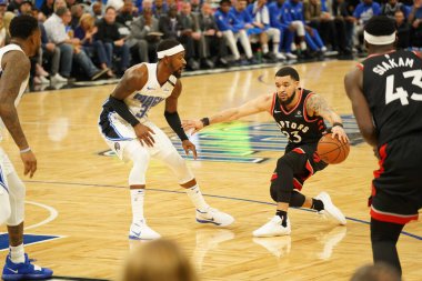 Orlando Magic 21 Nisan 2019 tarihinde Orlando Florida 'daki Amway Arena' da düzenlenen NBA Playoff 1 'de Toronto Rapçileri' ne ev sahipliği yapıyor..