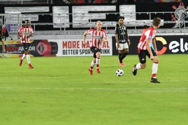 Korintliler, 10 Ocak 2018 'de Orlando City Stadyumu' nda düzenlenen Florida Kupası 'nda PSV Eindhoven' a karşı.