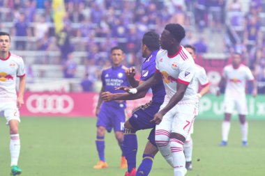 Orlando City, 31 Mart 2018 'de Orlando Florida' daki Exploria Stadyumu 'nda New York Red Bulls' a ev sahipliği yaptı..  