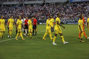 Paris Saint-Germain, Tottenham Hotspur 'a karşı 22 Temmuz 2017' de Orlando Florida 'daki Citrus Bowl' da.   