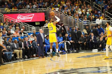 Orlando Magic 11 Aralık 2019 Çarşamba günü Orlando Forida 'daki Amway Center' da Los Angeles Lakers 'a ev sahipliği yaptı..  