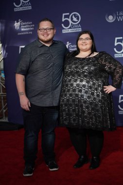 15 Ekim 2019 'da Nashville, Tennessee' deki Linbscome Üniversitesi 'nde verilen 50. GMA Dove Ödülleri sırasında kırmızı halı. 