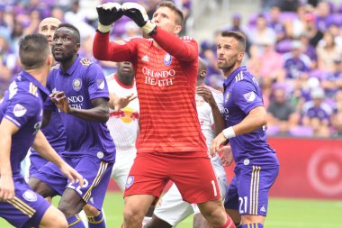 Orlando City, 31 Mart 2018 'de Orlando Florida' daki Exploria Stadyumu 'nda New York Red Bulls' a ev sahipliği yaptı..  