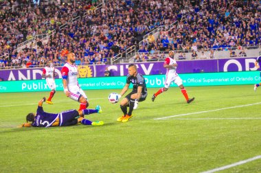 Orlando City SC, 18 Haziran 2016 'da Orlando Florida' daki Camp World Stadyumu 'nda San Jose Depremleri' ne ev sahipliği yaptı..