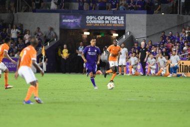Orlando City SC, 22 Eylül 2018 'de Florida Exploria Stadyumu' nda Houston Dynamo 'yu ağırladı..
