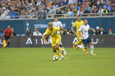 Paris Saint-Germain, Tottenham Hotspur 'a karşı 22 Temmuz 2017' de Orlando Florida 'daki Citrus Bowl' da. 