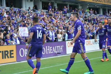 Orlando City, 31 Mart 2018 'de Orlando Florida' daki Exploria Stadyumu 'nda New York Red Bulls' a ev sahipliği yaptı..  