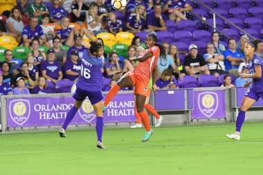 Orlando Pride 28 Haziran 2018 'de Orlando City Stadyumu' nda Houston Dash 'e ev sahipliği yaptı..  