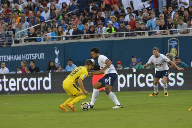 Paris Saint-Germain, Tottenham Hotspur 'a karşı 22 Temmuz 2017' de Orlando Florida 'daki Citrus Bowl' da. 