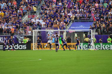 Orlando City SC 15 Temmuz 2015 'te Orlando Florida' daki Camp World Stadyumu 'nda West Bromwich Albion' a ev sahipliği yaptı. Fotoğraf: Marty Jean-Louis